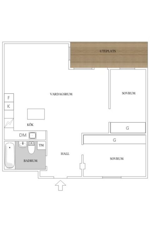 Bostadsrätt, Nynäsvägen 354 A, Enskede - Gamla Enskede, Stockholm