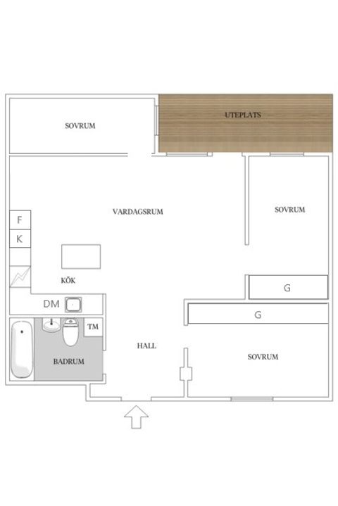 Bostadsrätt, Nynäsvägen 354 A, Enskede - Gamla Enskede, Stockholm