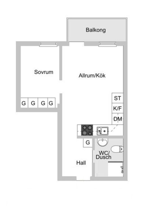 Bostadsrätt, Klockhammarsgränd 4, Hagsätra, Stockholm