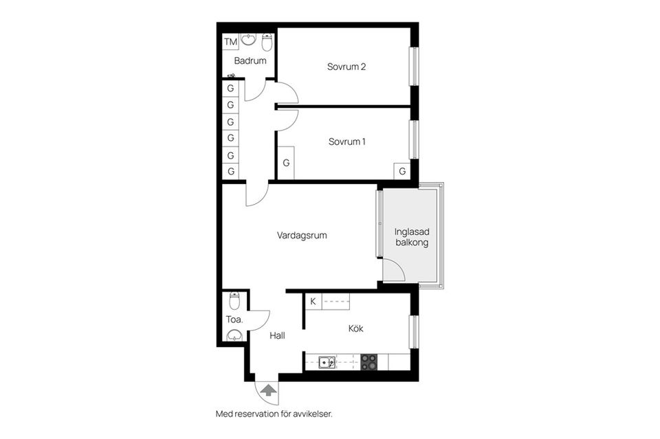 Bostadsrätt, Backgränd 12b, Härnön, Härnösand