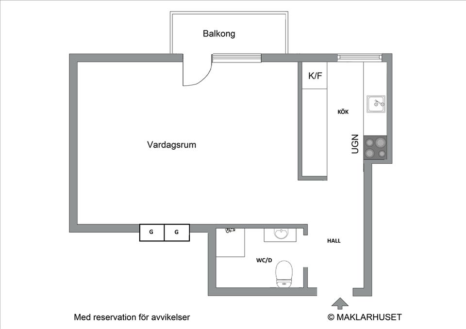 Bostadsrätt, Luxgatan 13, Lilla Essingen, Stockholm