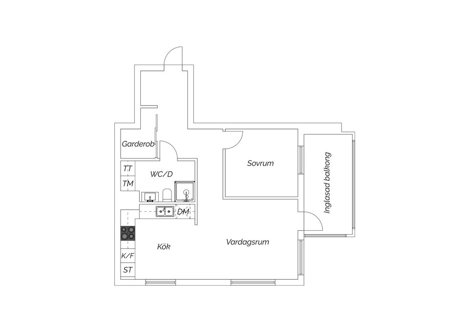 Bostadsrätt, Stora Högestensgatan 2, Kalkbrottet, Malmö