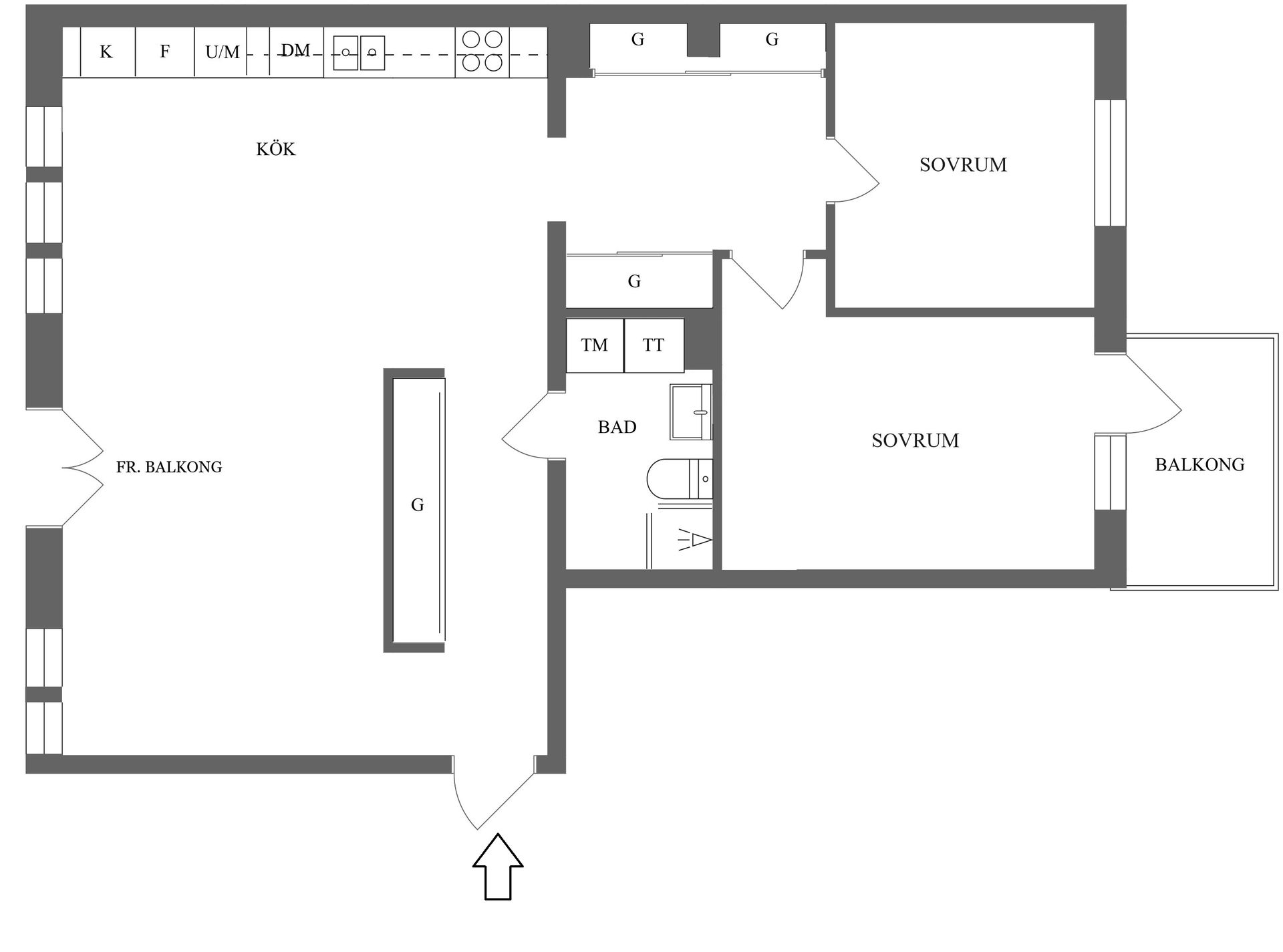 Bostadsrätt, Sveagatan 7, Centralt, resecentrum, Norrköping