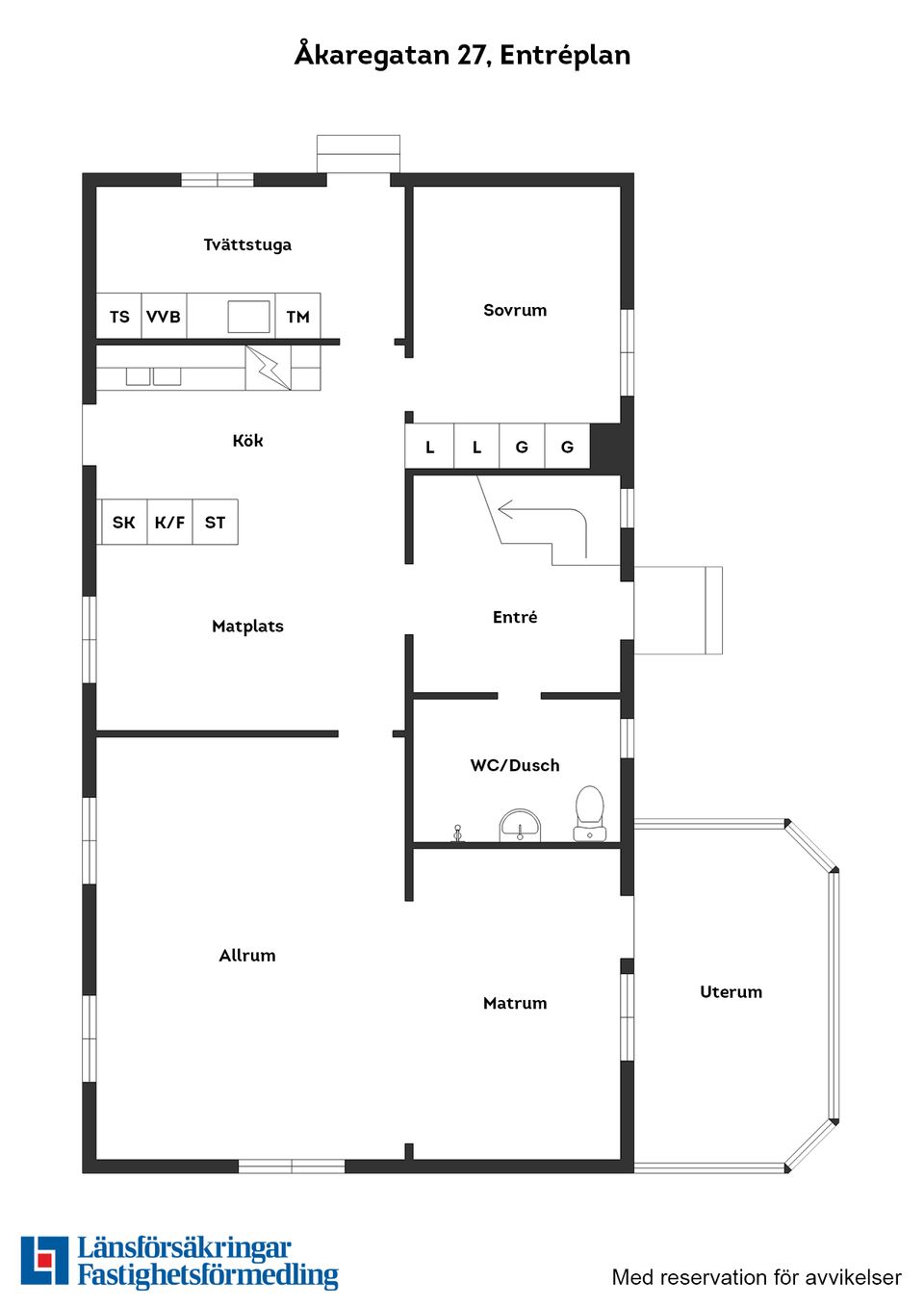 Villa, Åkaregatan 27, Vallberga, Laholm