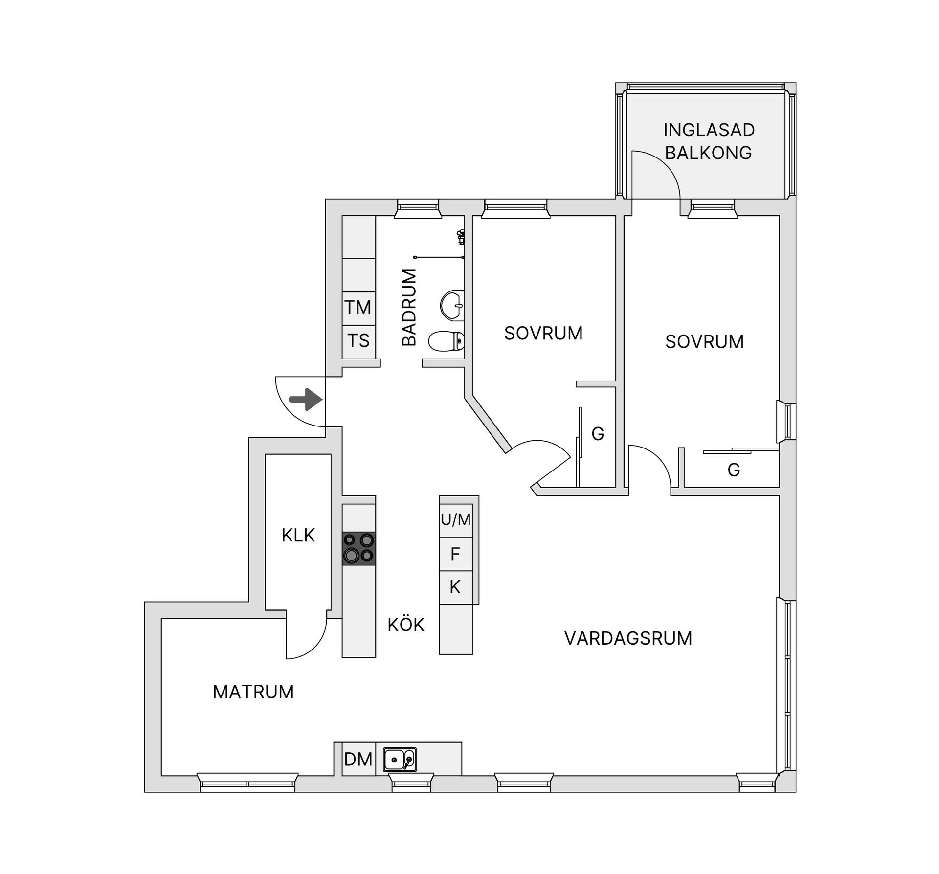 Bostadsrätt, Torpagatan 1, Torpa, Jönköping
