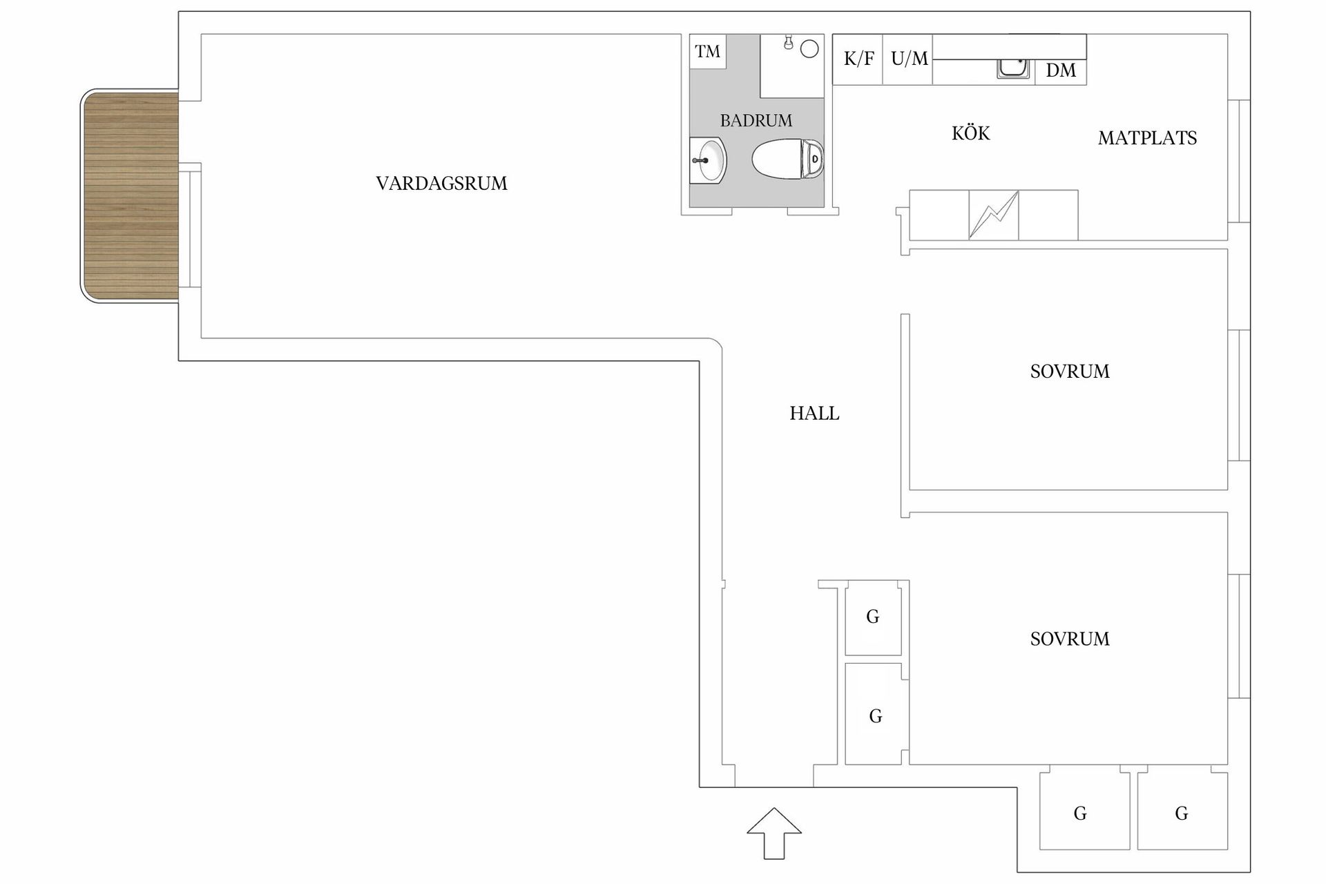Bostadsrätt, Knarrhögsgatan 6 A, Mölndal - Innerstaden, Mölndal