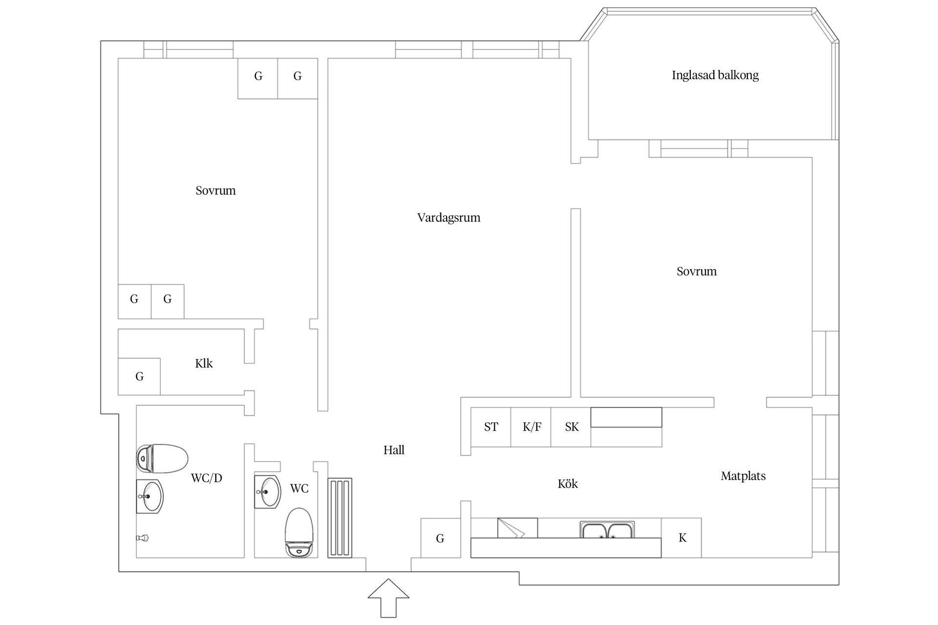 Bostadsrätt, Släggkastargatan 11, Rönnby, Västerås