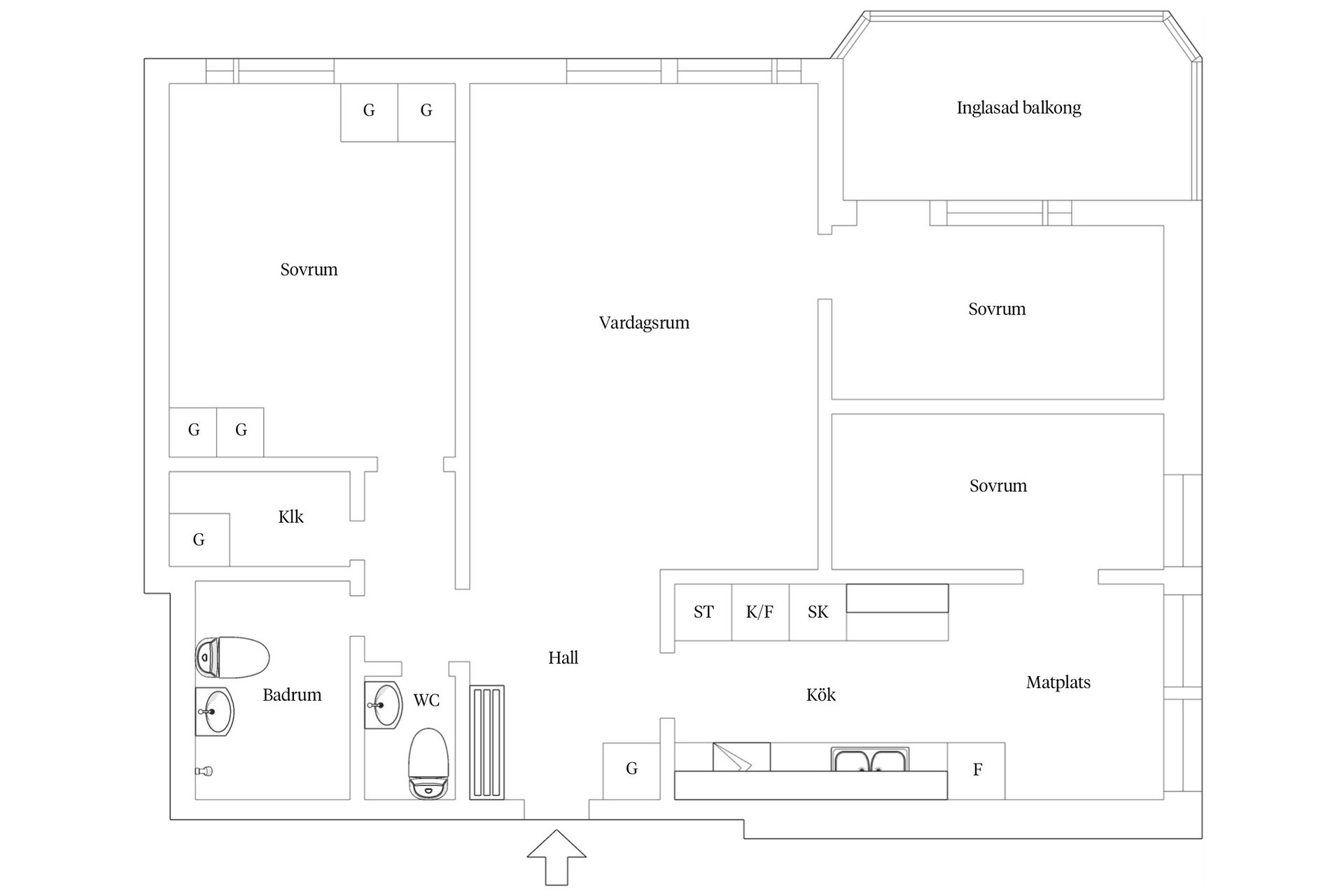 Bostadsrätt, Släggkastargatan 11, Rönnby, Västerås