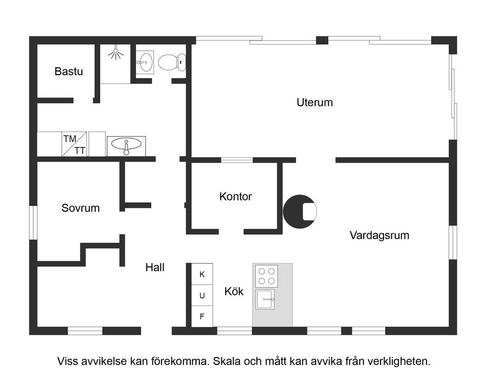 Villa, Uddstigen 6, Uddens Fritidshusområde, Katrineholm
