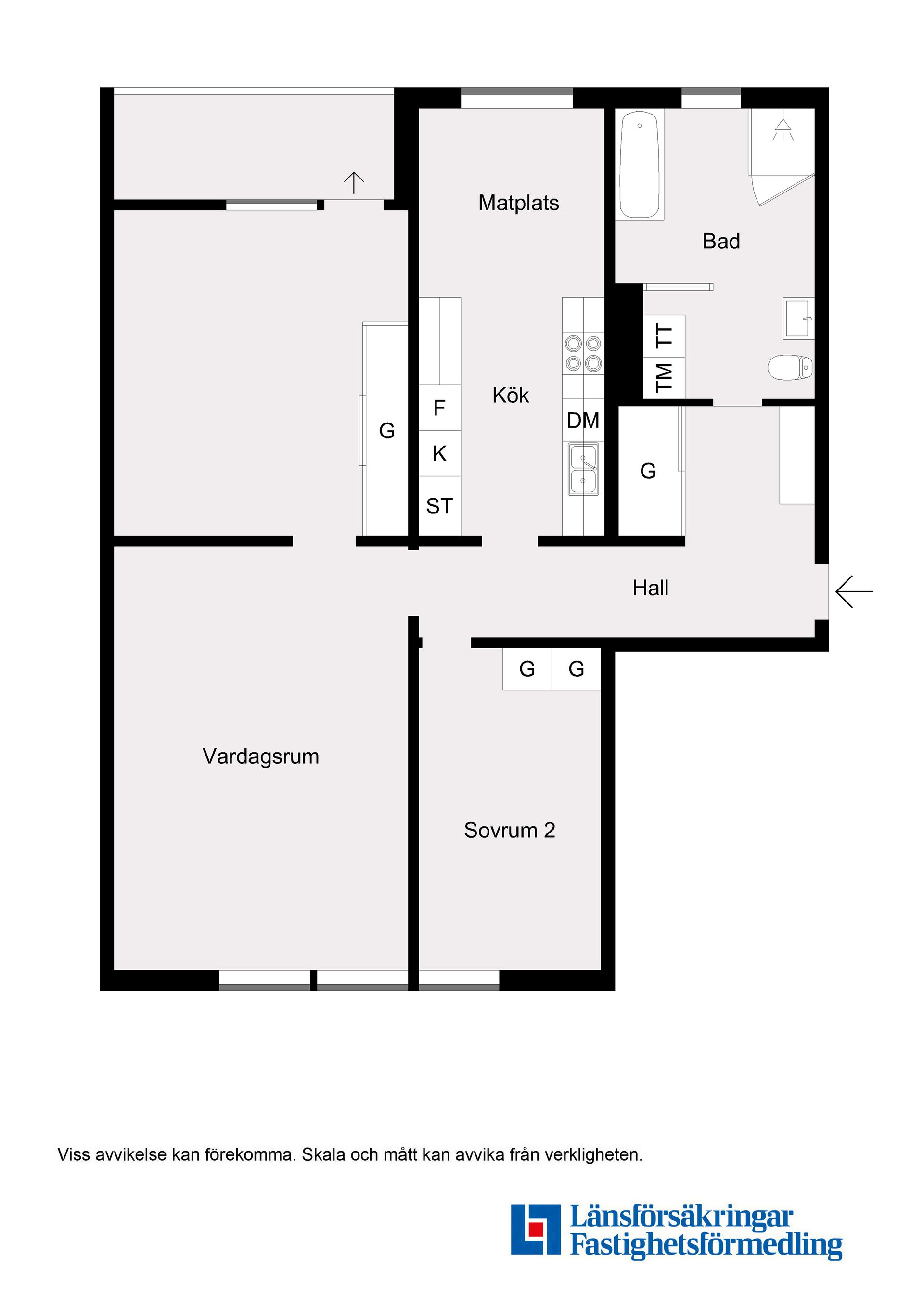 Bostadsrätt, Mariehemsvägen 31 E LGH 1103, Mariehem, Umeå