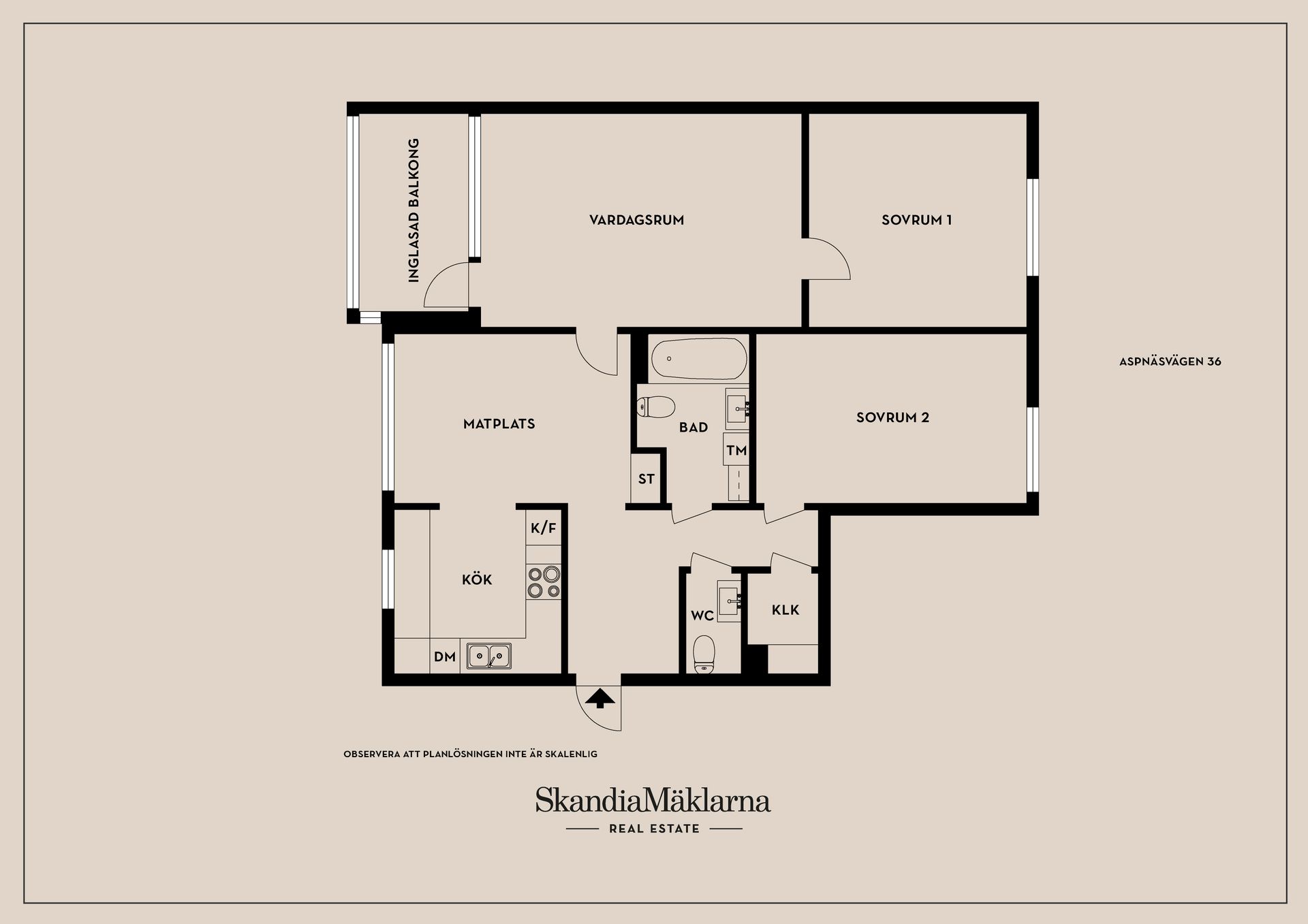 Bostadsrätt, Aspnäsvägen 36, Jakobsberg, Järfälla