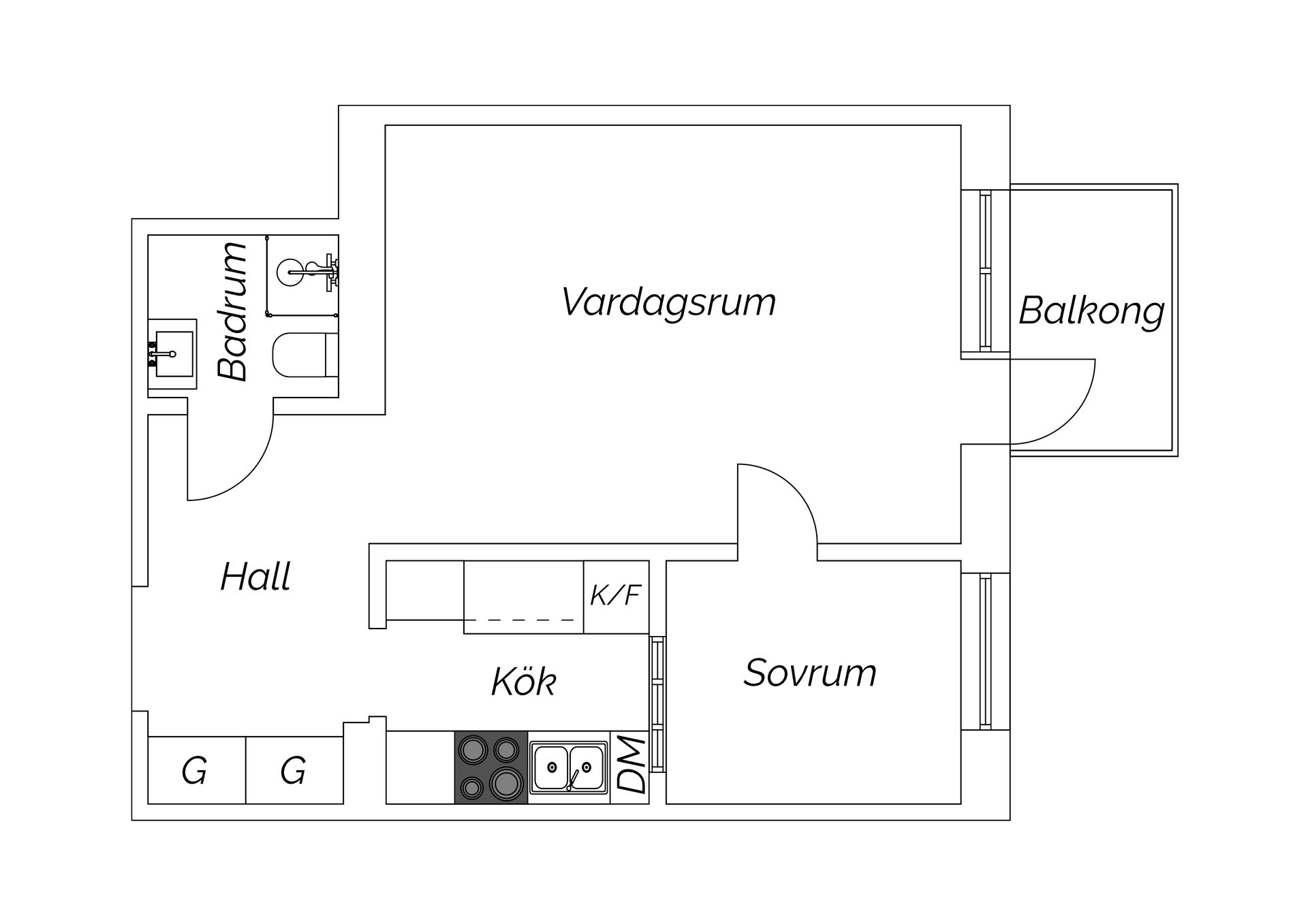 Bostadsrätt, Essingetorget 40, Stora Essingen, Stockholm