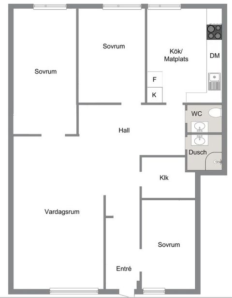 Bostadsrätt, Månadsvägen 41, Jakobsberg, Järfälla