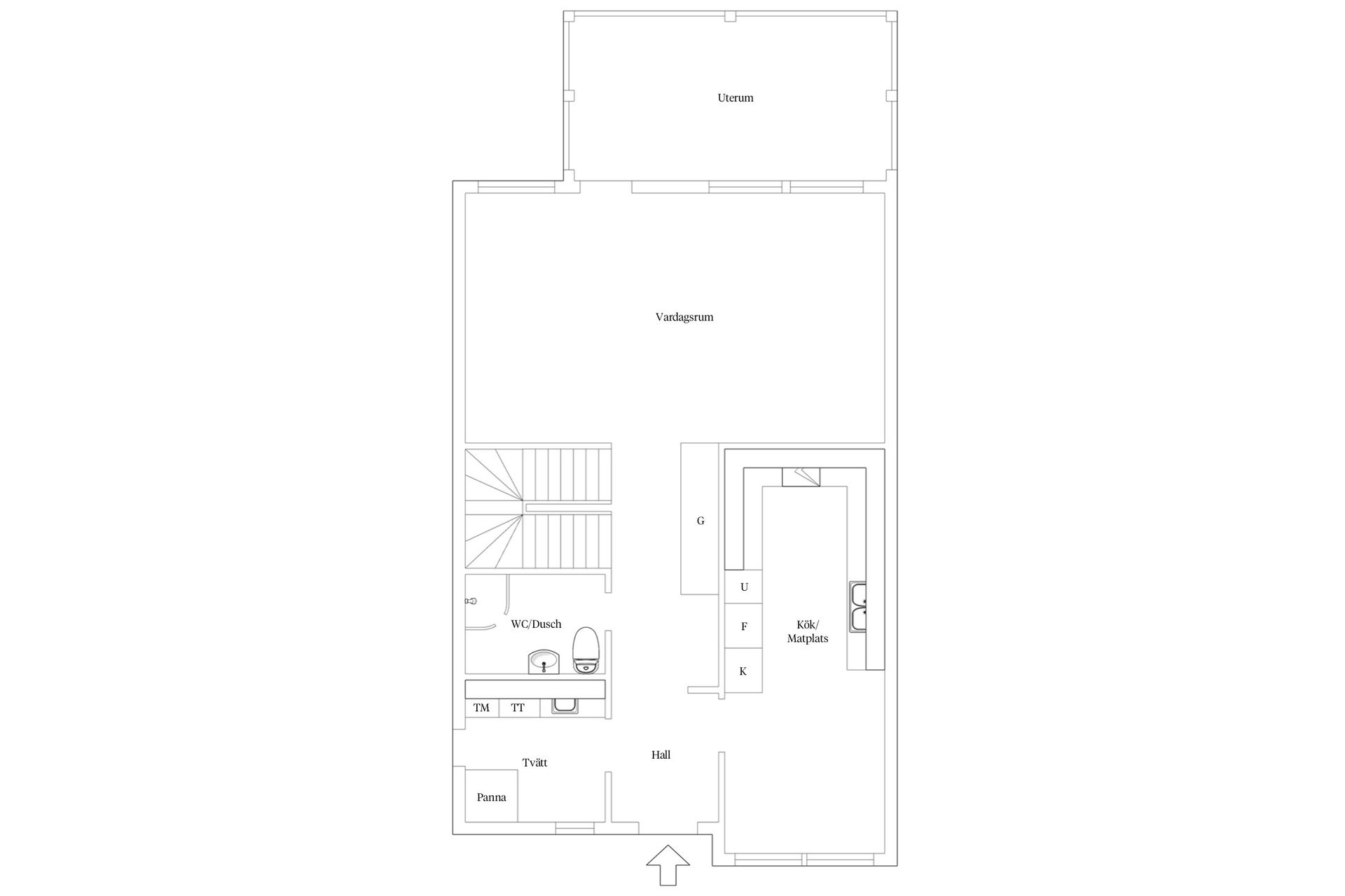Radhus, Vattumannens väg 4, Kyrkbyn, Staffanstorp