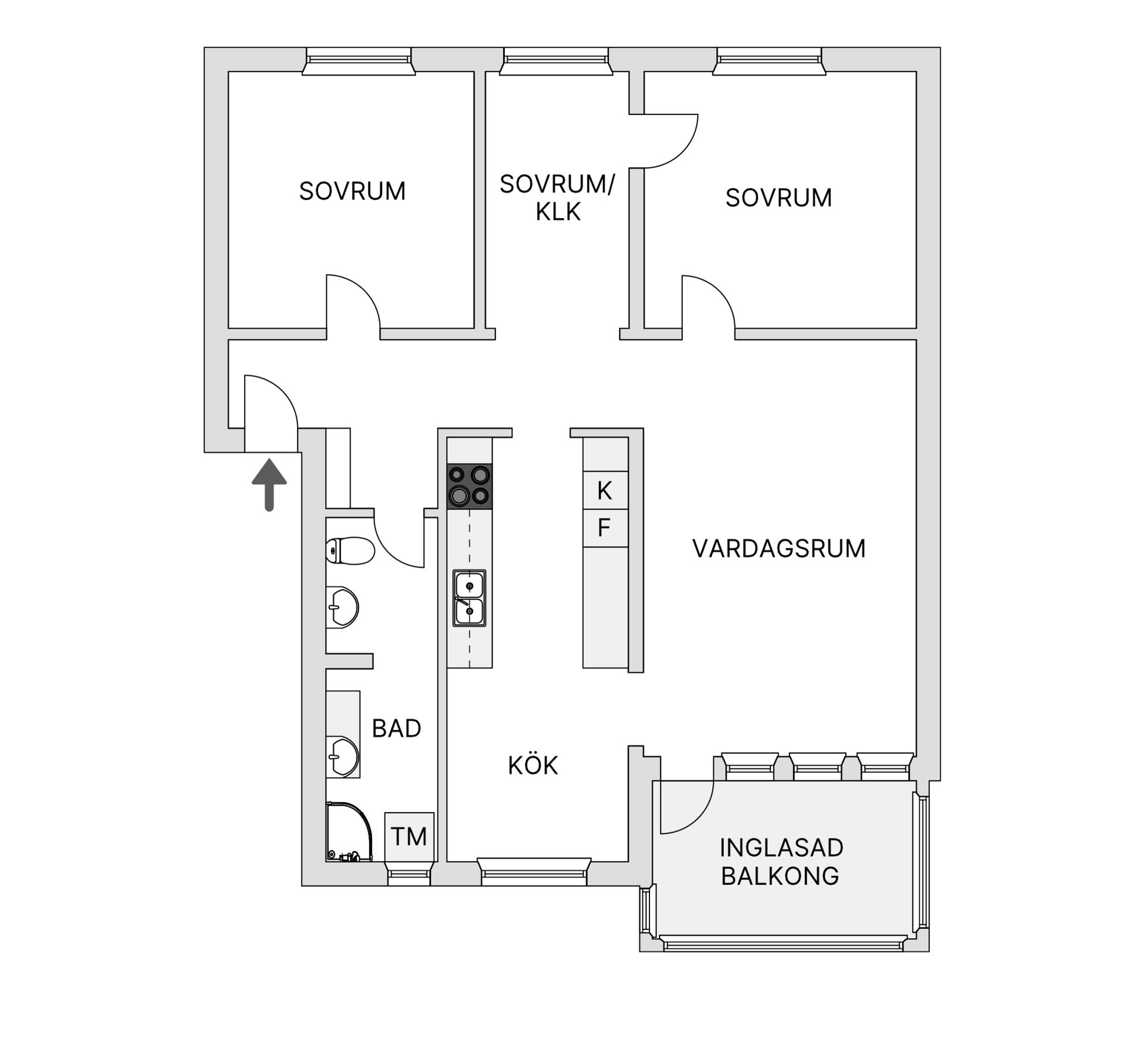 Bostadsrätt, Läkarvägen 7A, Norrböle, Skellefteå
