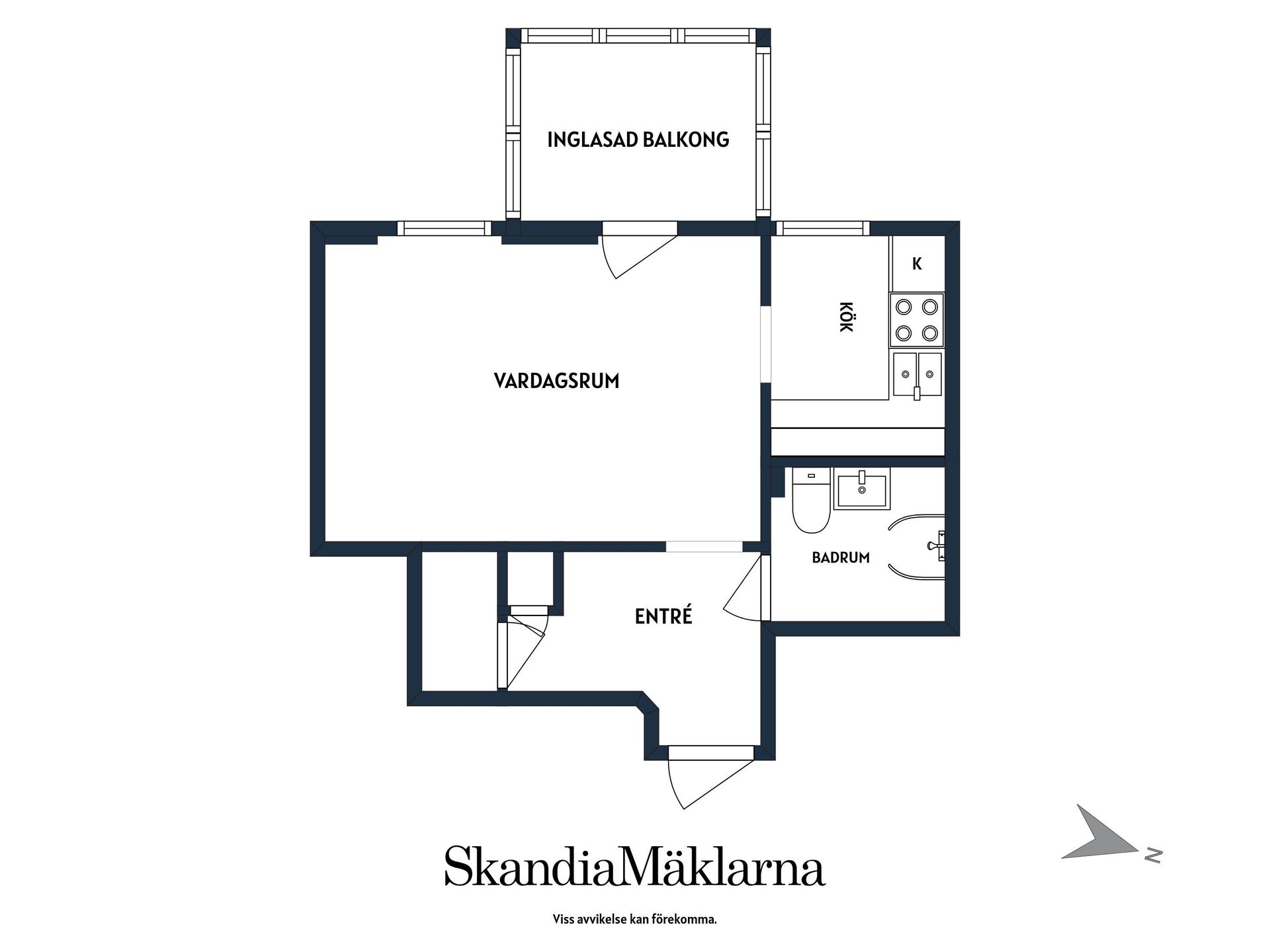Bostadsrätt, Södertäljevägen 1B, Centralt, Strängnäs
