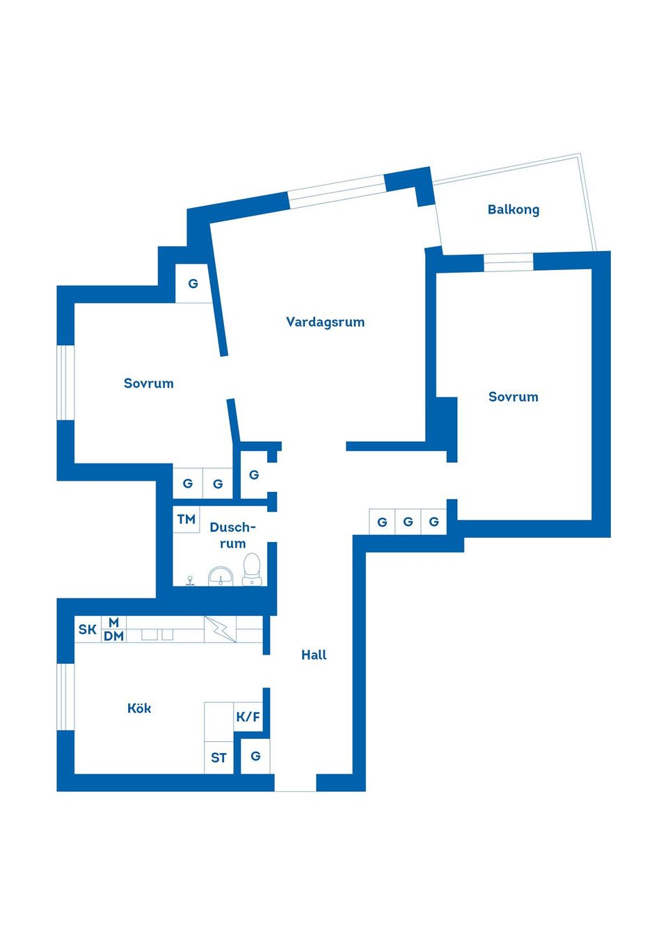Bostadsrätt, Eriksbergsgränd 5C, Norrstaden, Härnösand