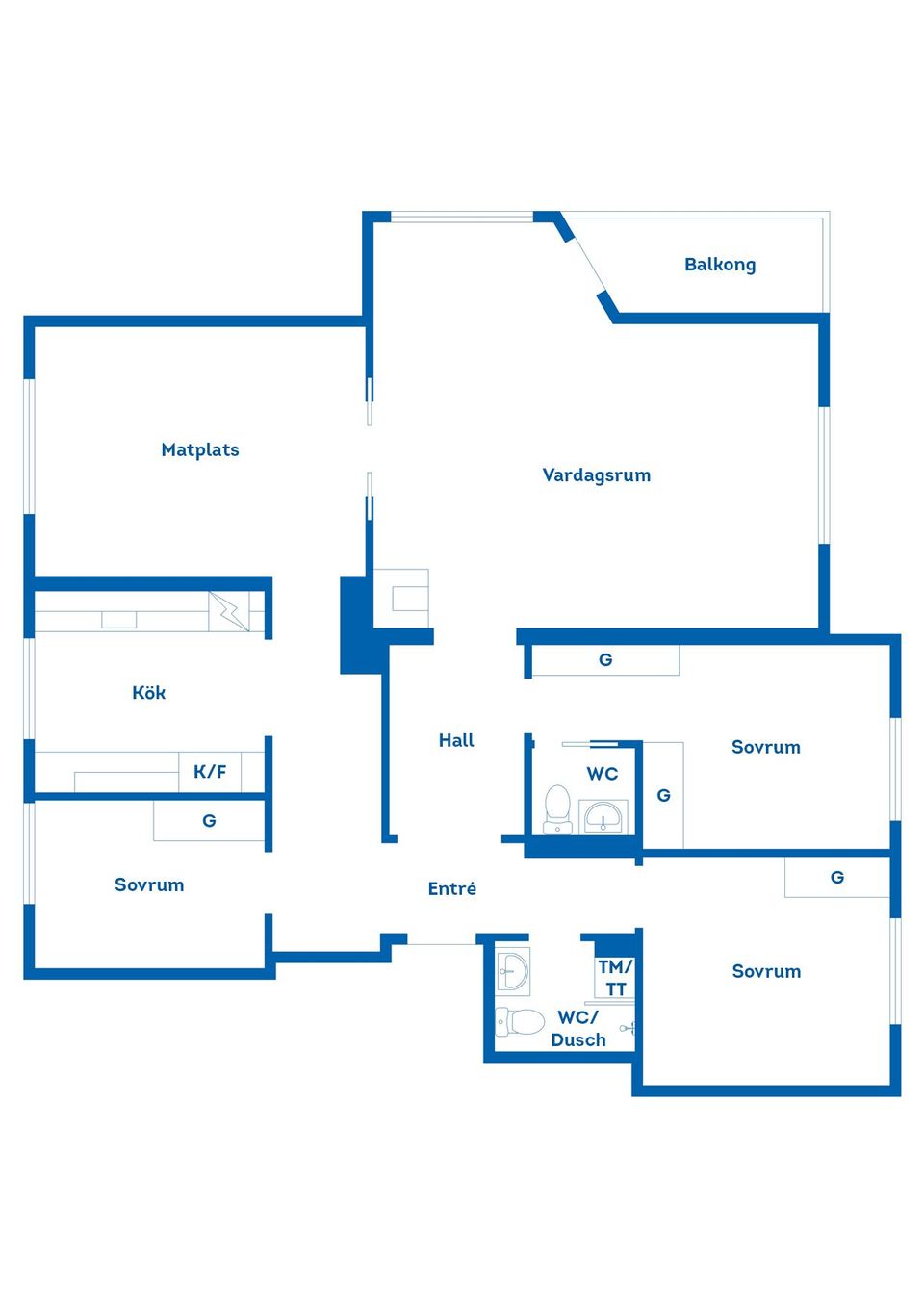 Bostadsrätt, Bokvägen 16B, Parkstaden, Kristianstad