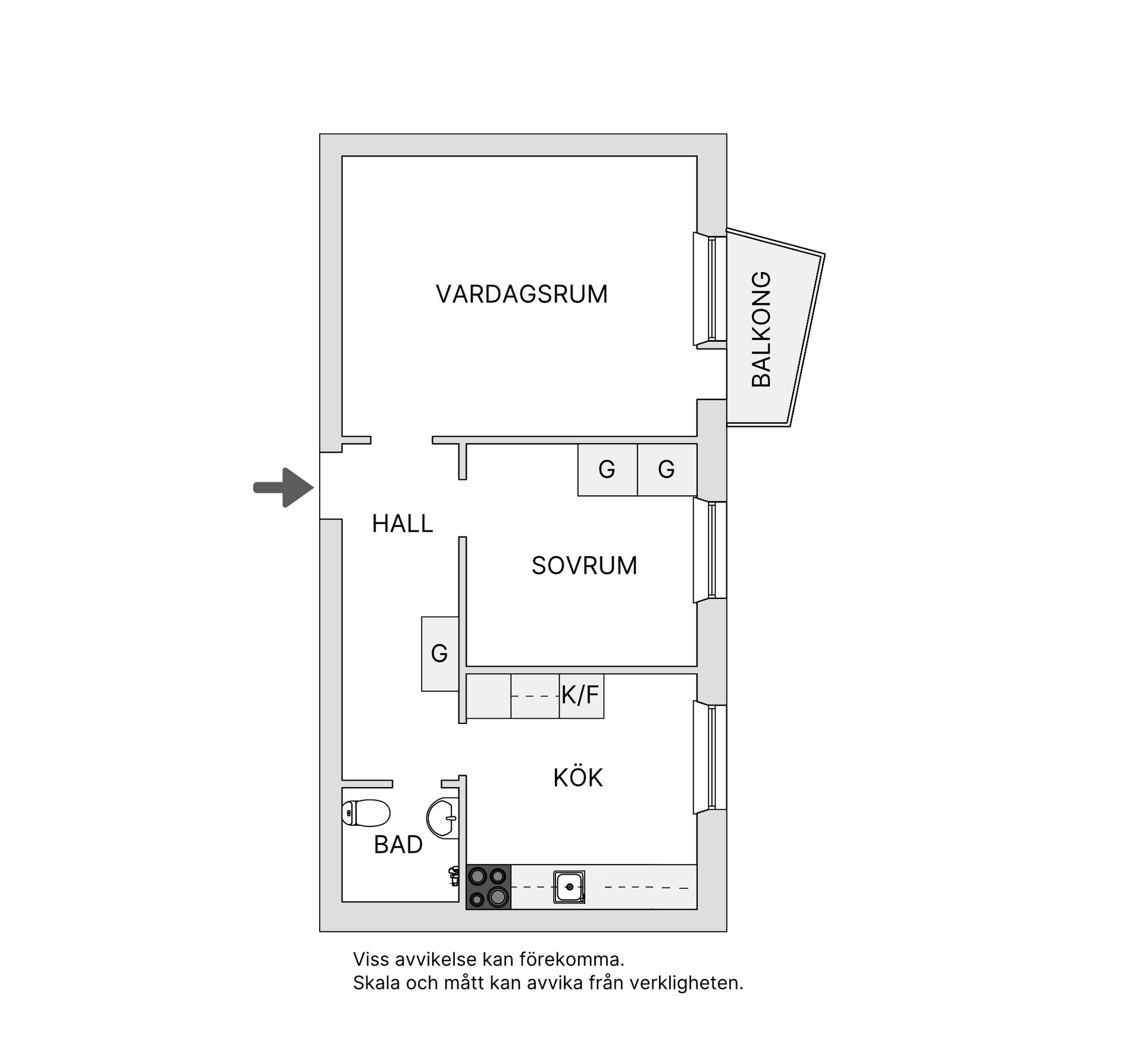 Bostadsrätt, Handelsmansgatan 6B, Eneborg, Helsingborg