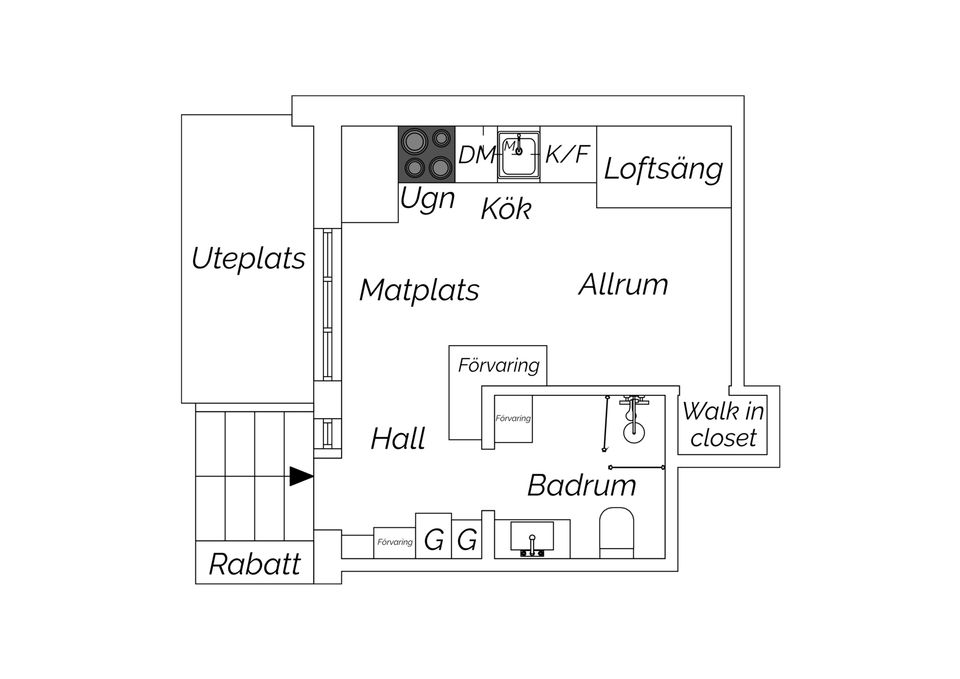Bostadsrätt, Essingetorget 44, Stora Essingen, Stockholm