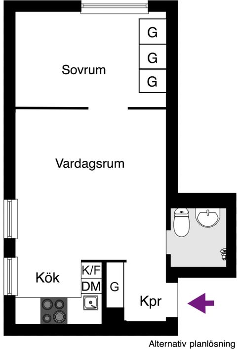 Bostadsrätt, Bällstavägen 49, Bromma / Mariehäll, Stockholm