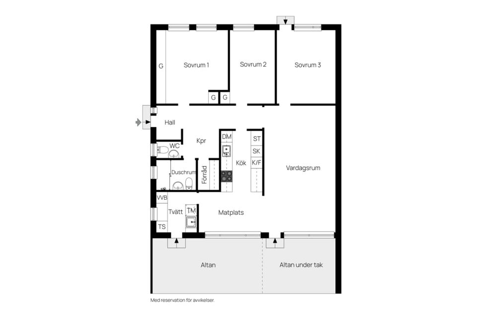 Radhus, Hällsbovägen 6, Sigtuna - Hällsbo, Sigtuna