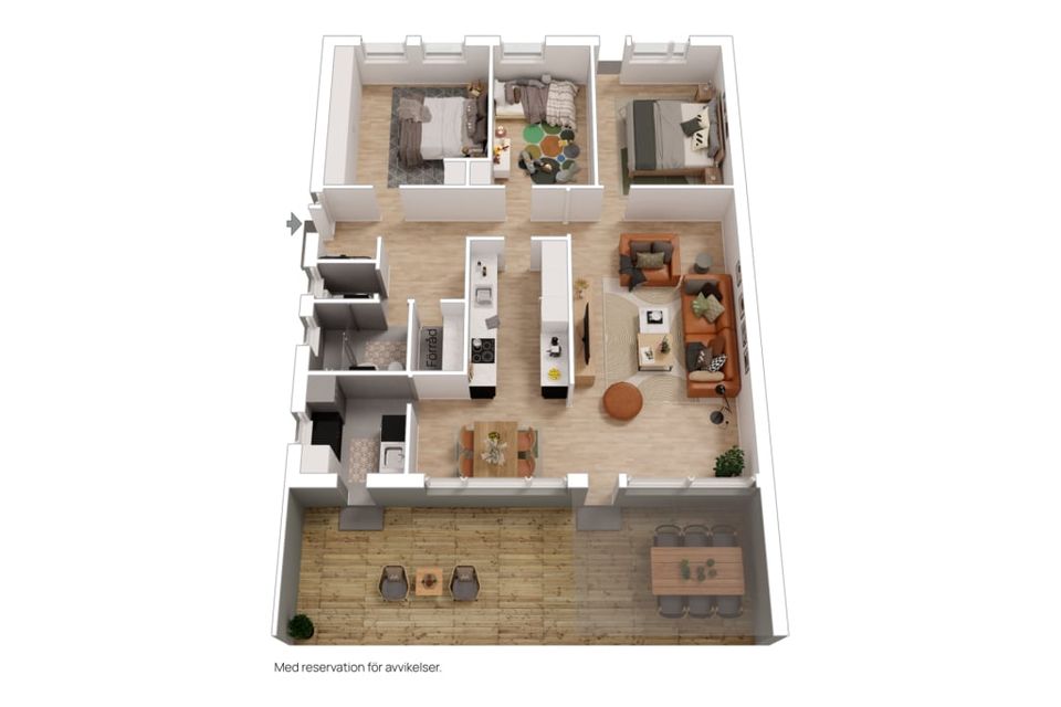 Radhus, Hällsbovägen 6, Sigtuna - Hällsbo, Sigtuna