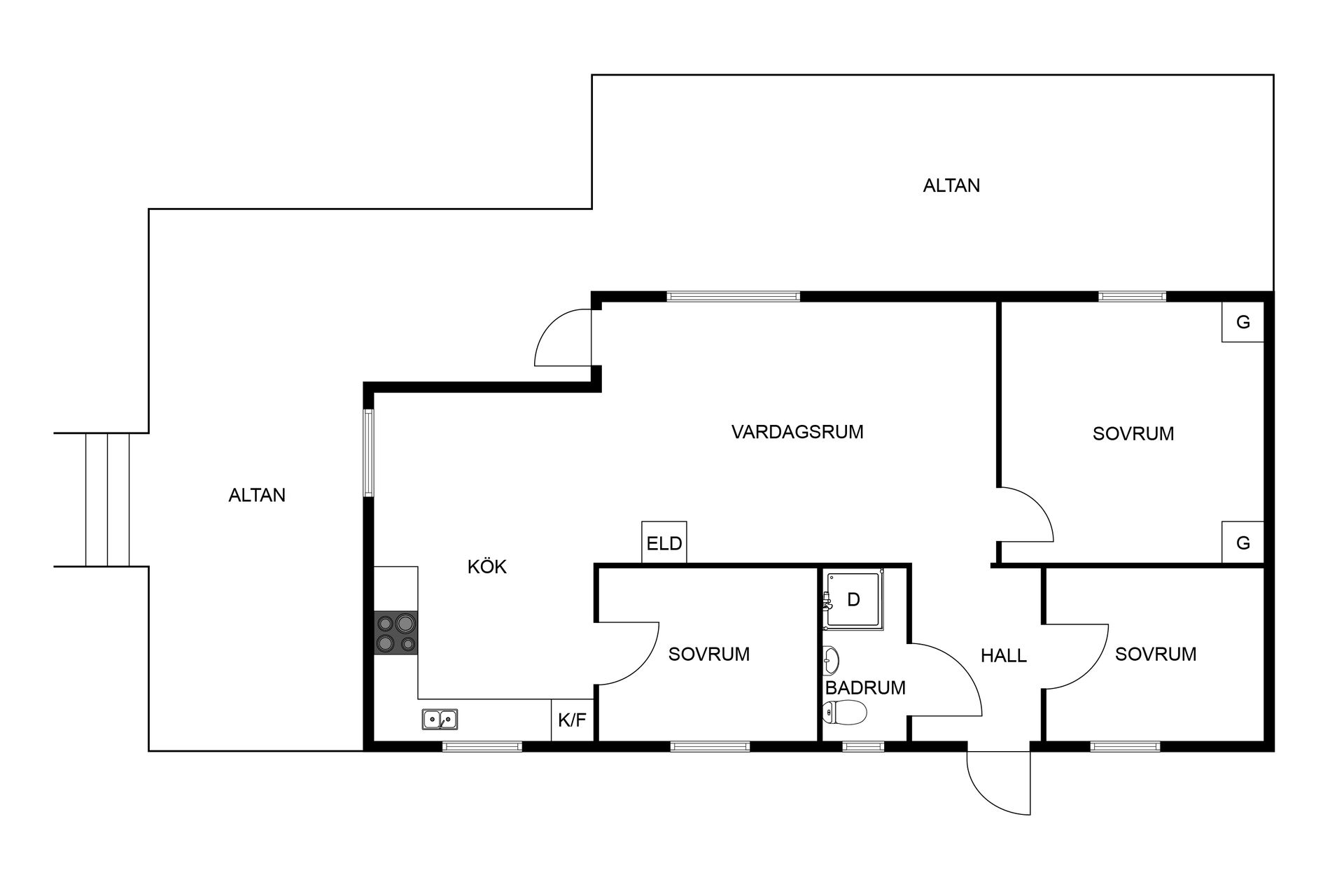 Villa, Sjövägen 1, Västerlanda, Lilla Edet