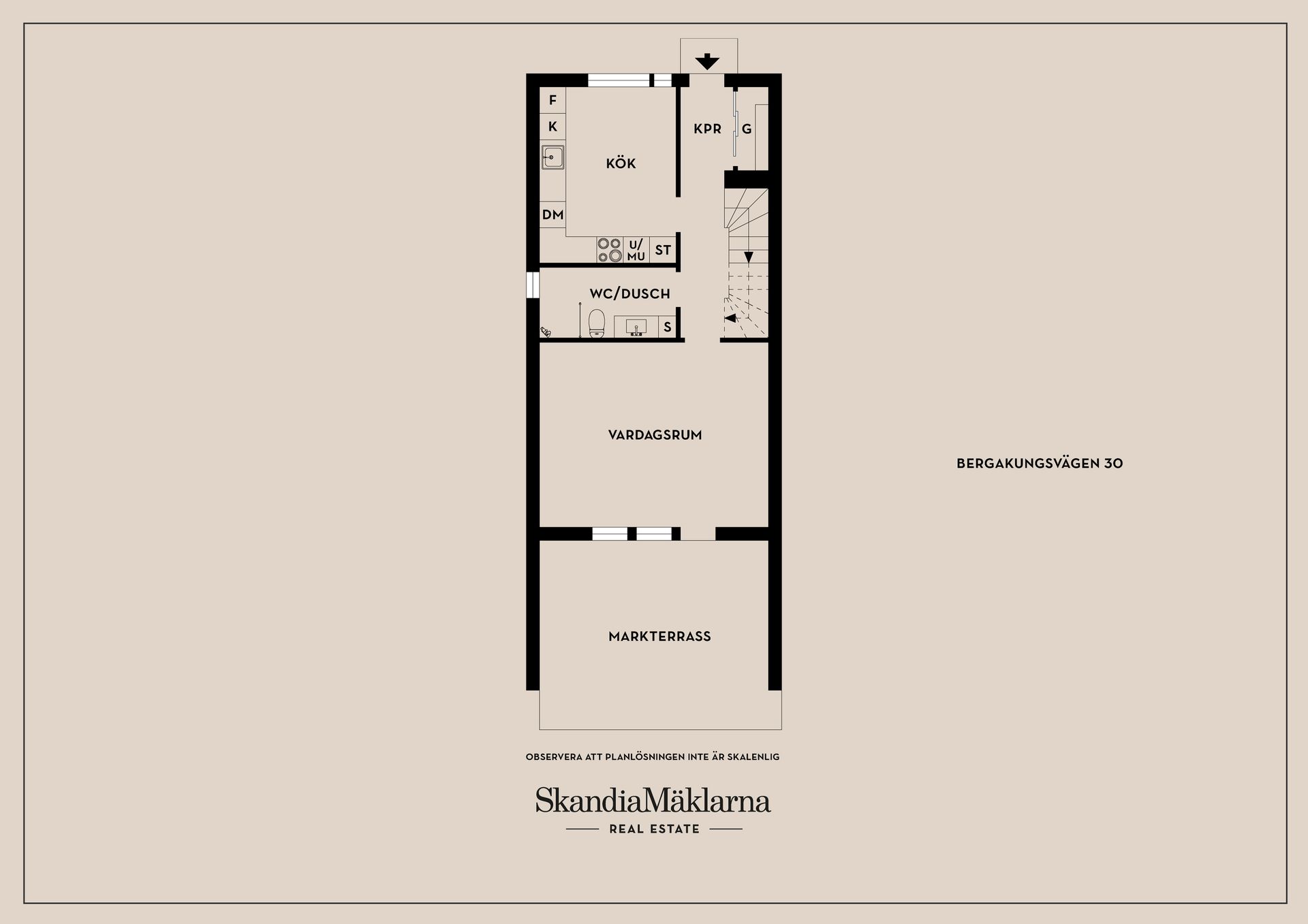 Radhus, Bergakungsvägen 30, Utsälje, Huddinge