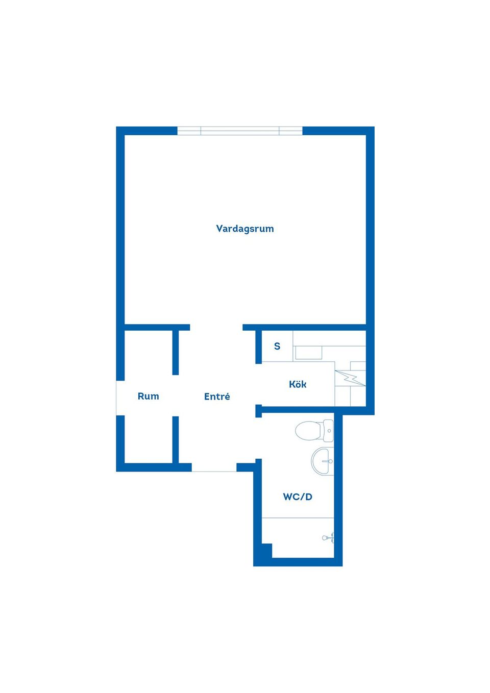 Bostadsrätt, Nedre Arbetshusgatan 76D, Söder, Gävle