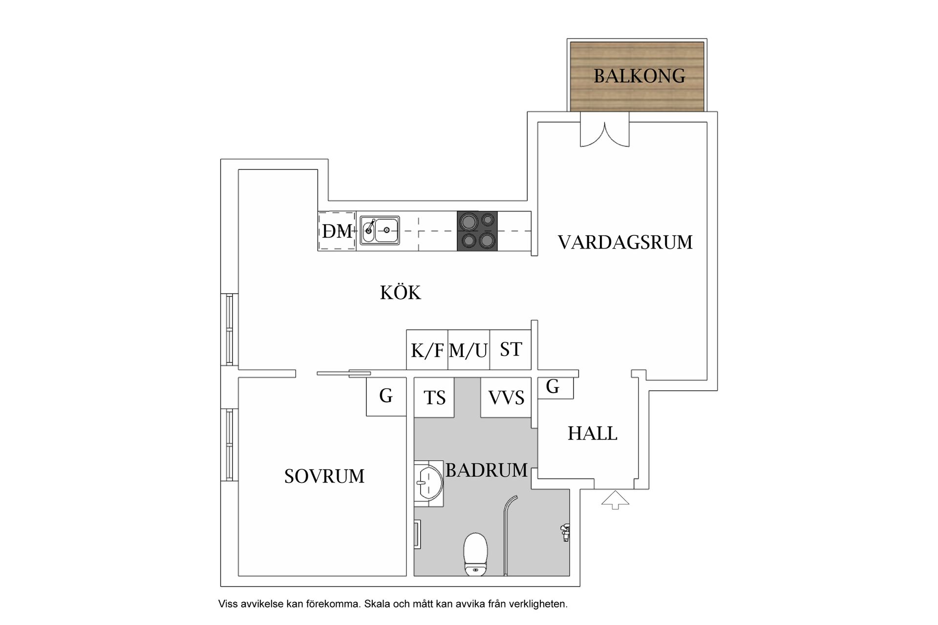 Bostadsrätt, Saltsjövägen 5, Centralt - Väster, Halmstad