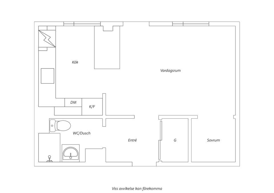 Bostadsrätt, Fredsgatan 24B, Södermalm, Sundsvall