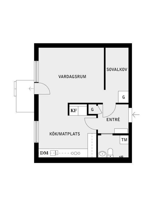 Bostadsrätt, Södervägen 6A, 2 tr, Viggbyholm, Täby