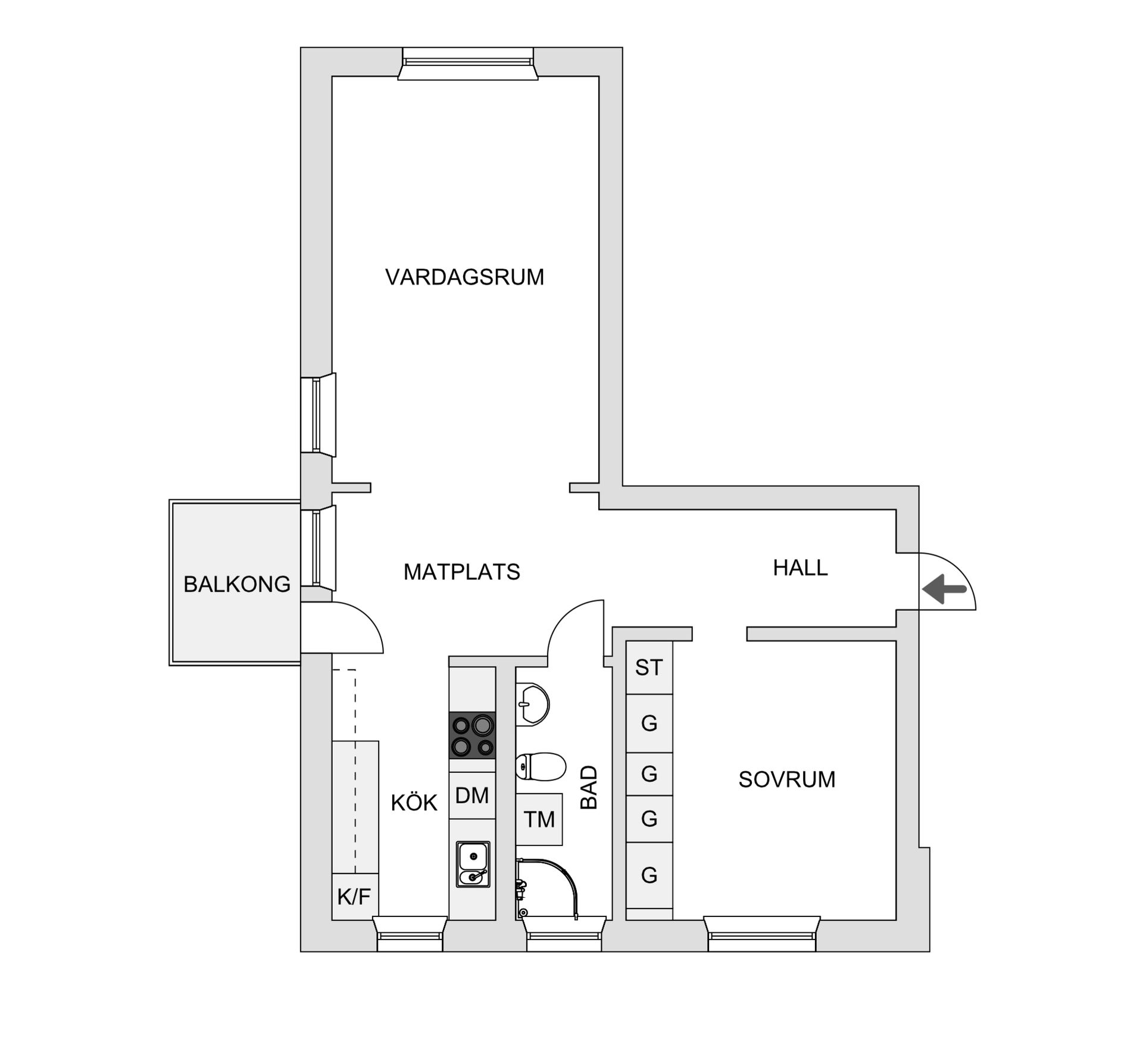 Bostadsrätt, Kågevägen 36D, Alhem, Skellefteå