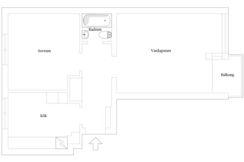 Bostadsrätt, Tellusgatan 6 A, Planetstaden, Lund
