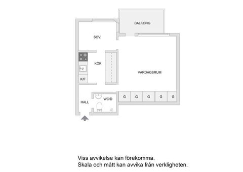Bostadsrätt, Fredsgatan 22, 2 tr!, Centrala Sundbyberg, Sundbyberg