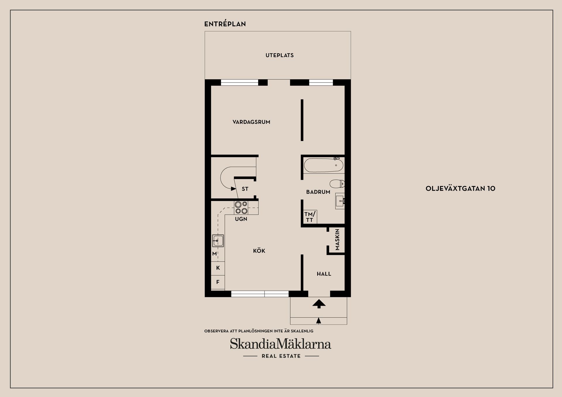 Radhus, Oljeväxtgatan 10, Lambohov, Linköping