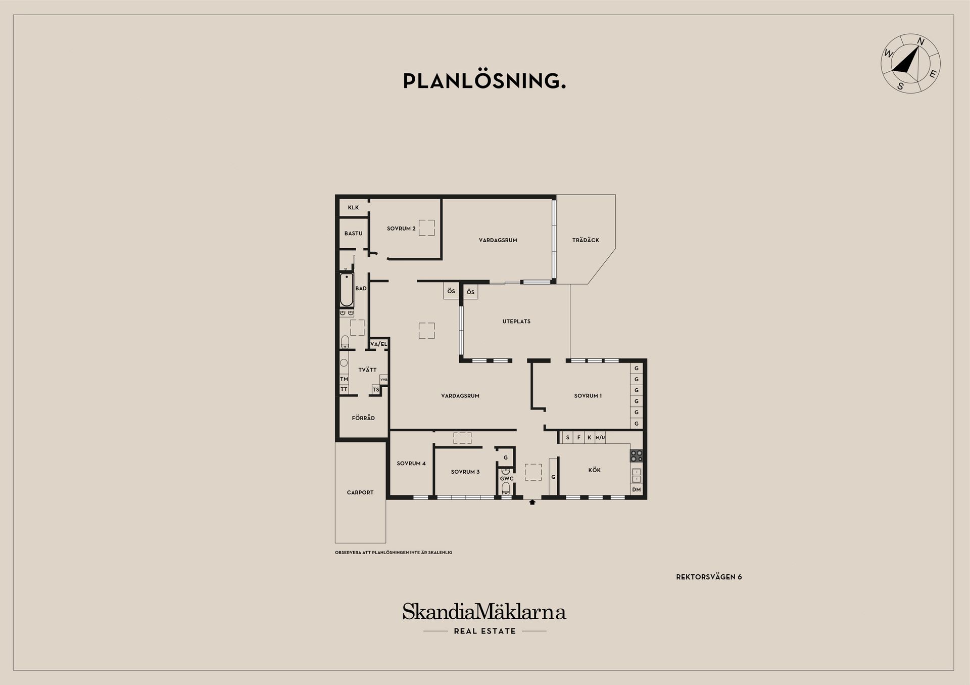 Villa, Rektorsvägen 6, Löddenäs, Lomma