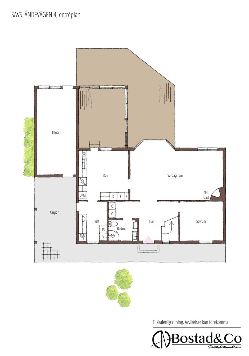 Villa, Sävsländevägen 4, Snöstorp, Halmstad