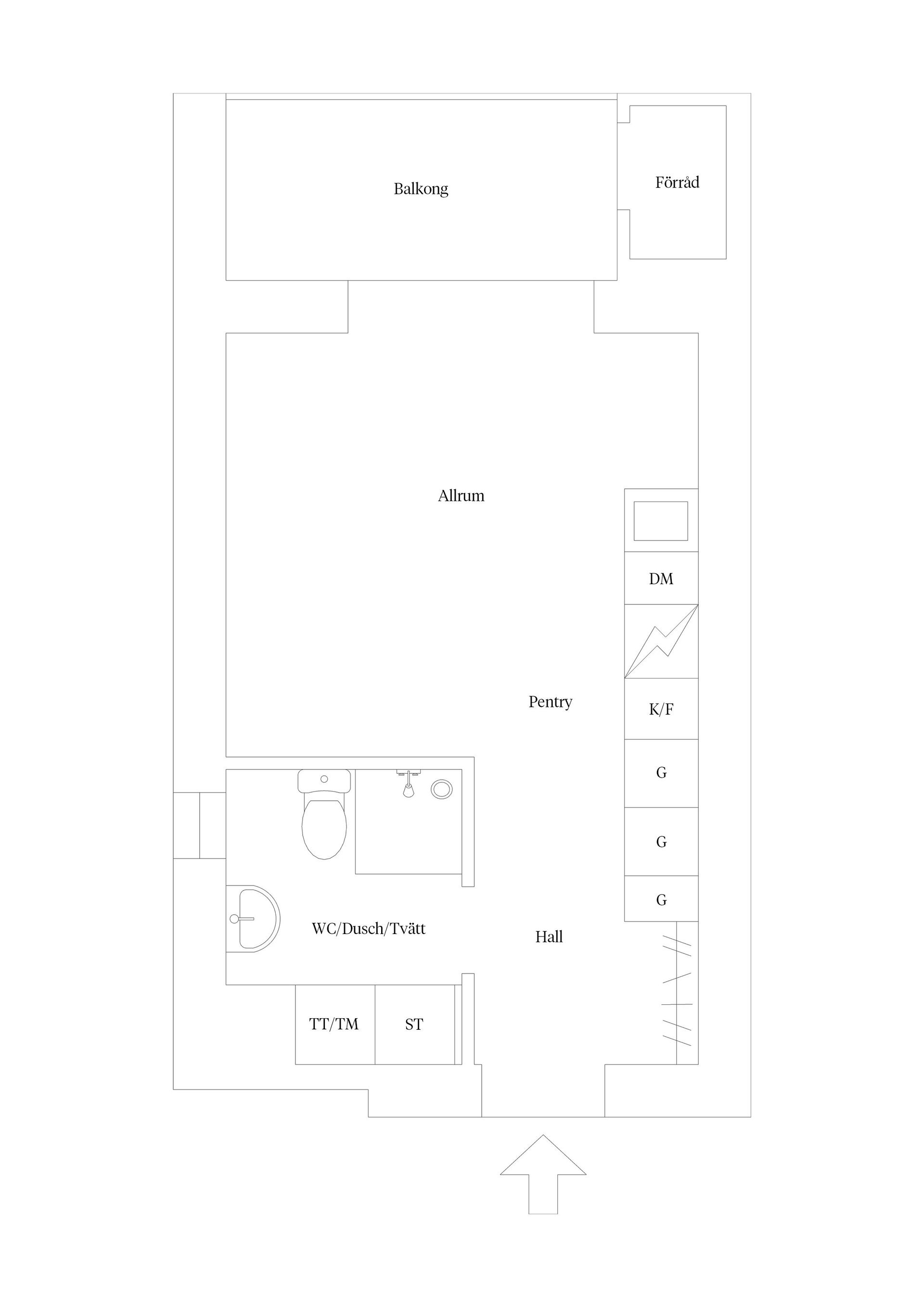 Bostadsrätt, Klangs gränd 3B, Luthagen, Uppsala