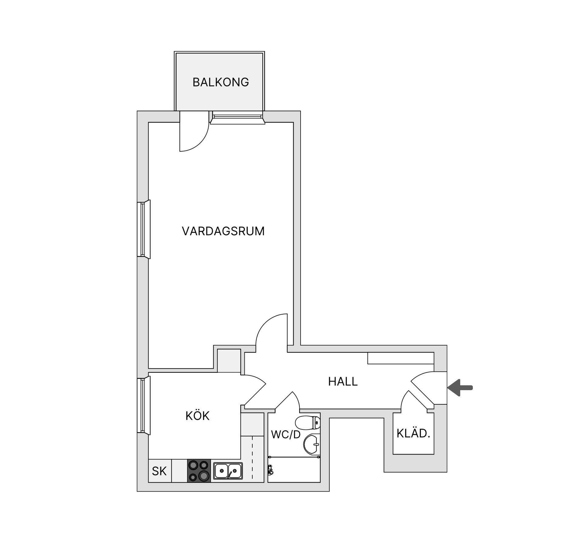 Bostadsrätt, Hornsgatan 11A, Frösön, Östersund