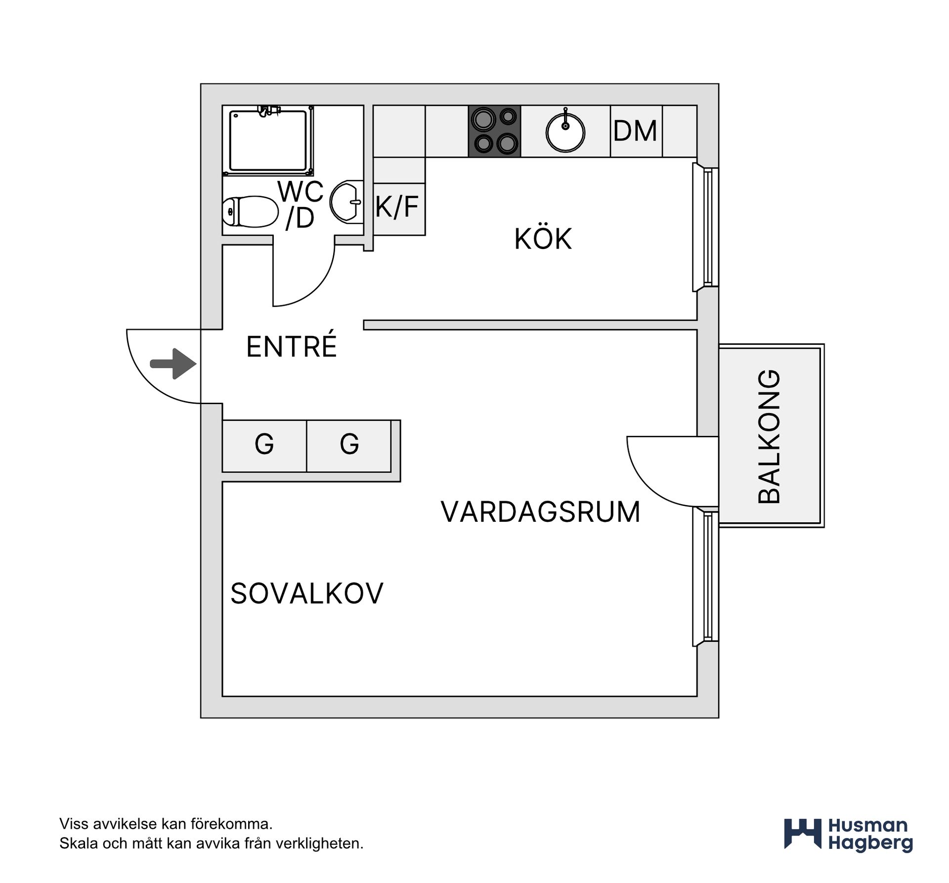 Bostadsrätt, Döbelns Plan 6, Väst På Stan, Umeå