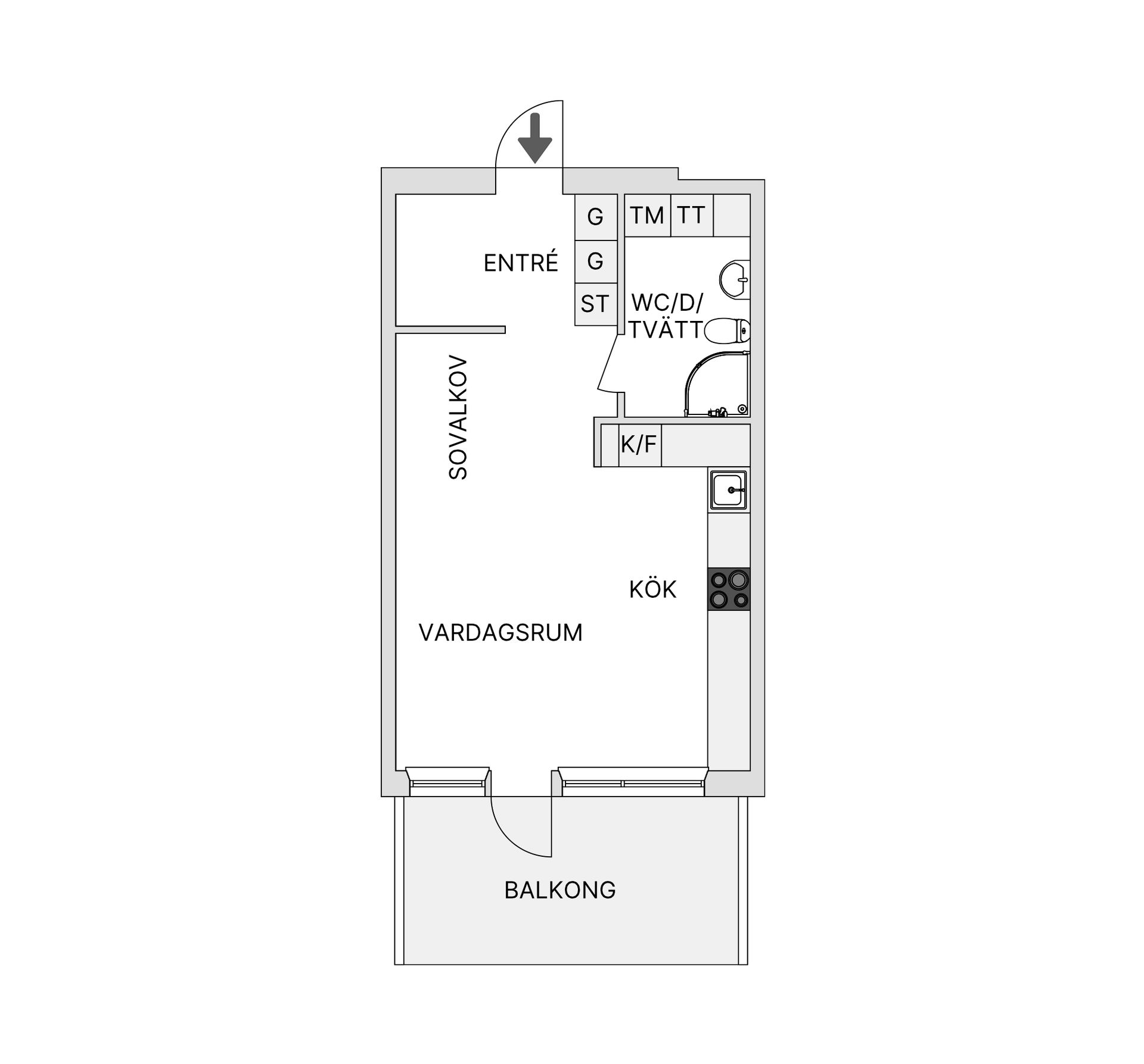 Bostadsrätt, Hägerneholmsvägen 4, Hägerneholm, Täby