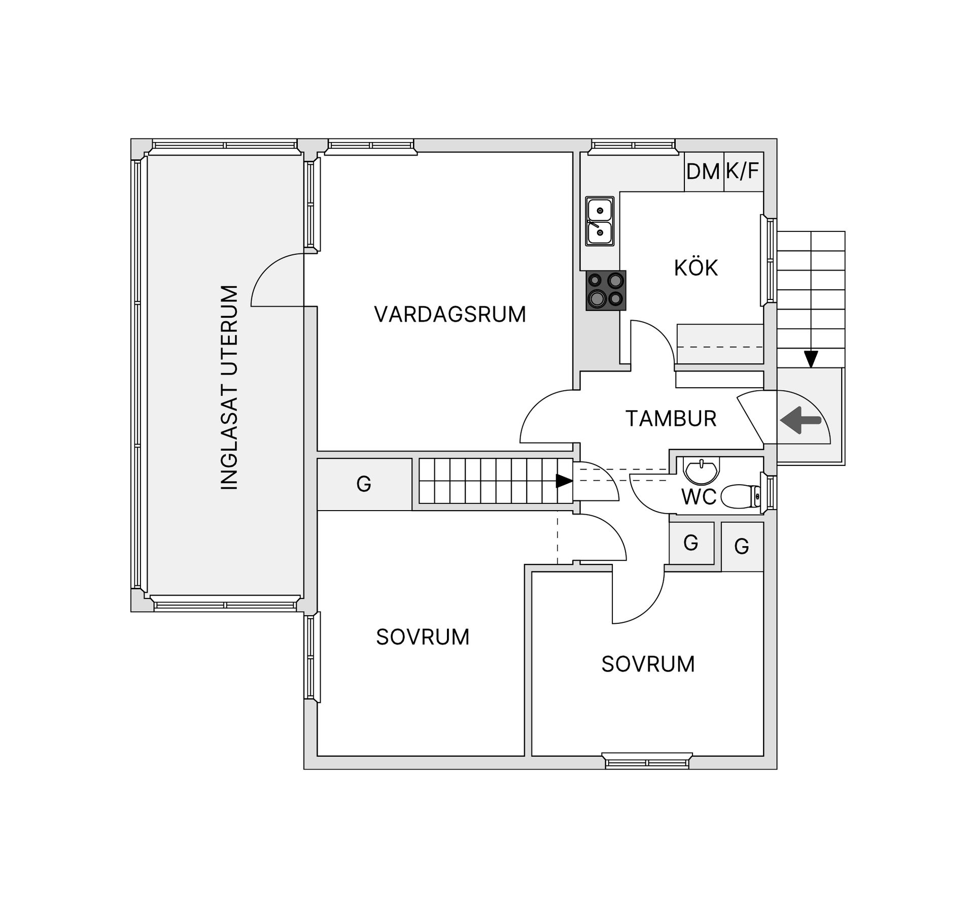 Villa, Hämplingevägen 48, Älta, Nacka