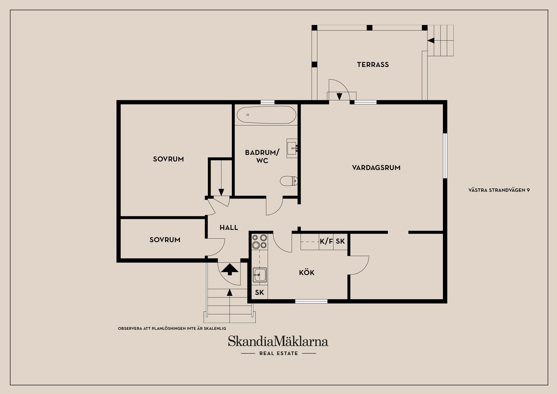 Villa, Västra Strandvägen 9, Hjulsbro, Linköping