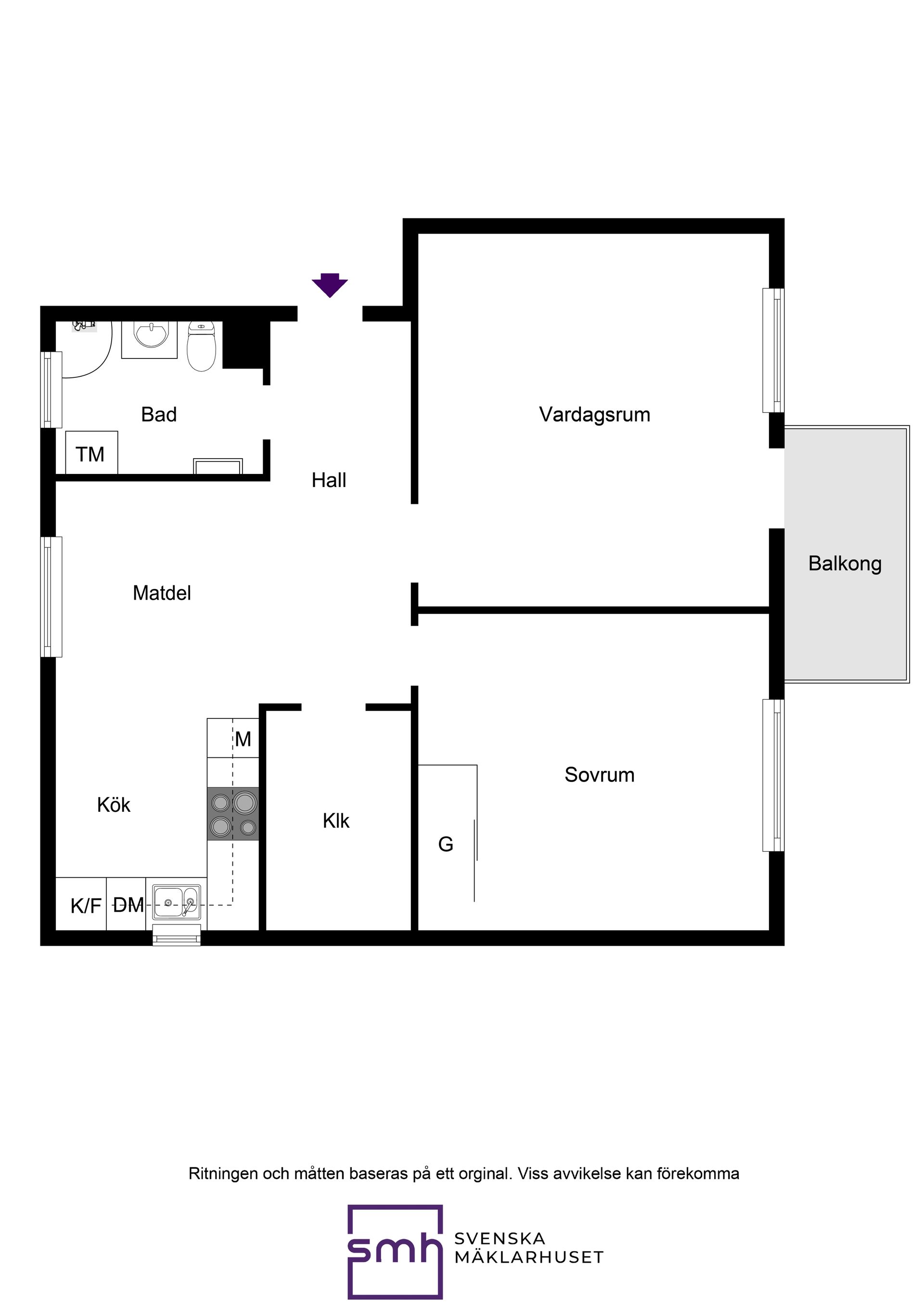 Bostadsrätt, Galonvägen 11 3tr, Bromma / Riksby, Stockholm