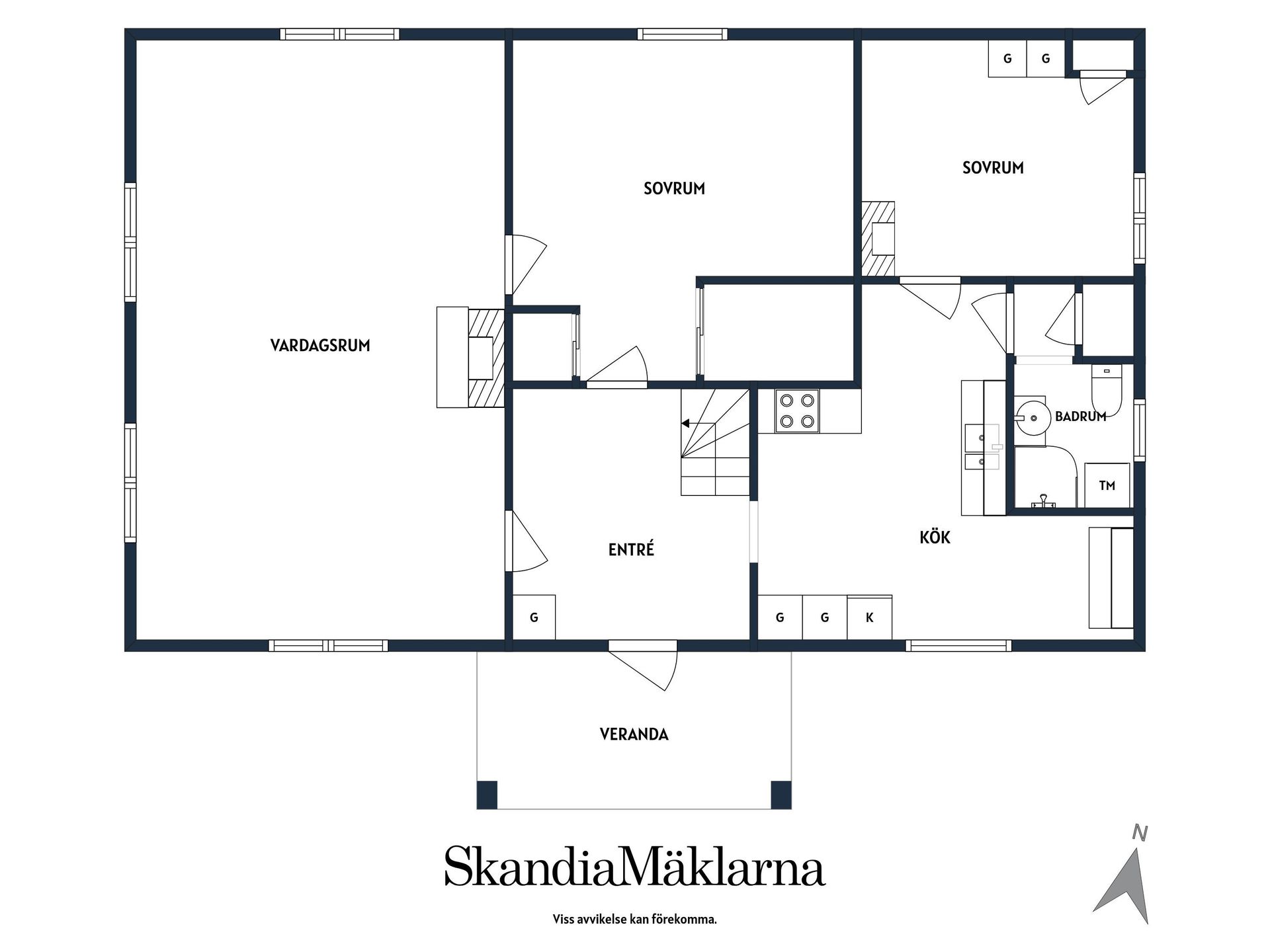 Villa, Kumla Målargården 1, Strängnäs