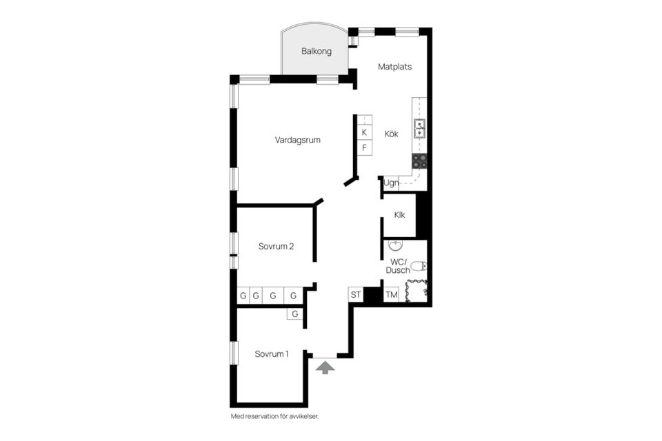 Bostadsrätt, Kaplansgatan 1, Lgh 1104, Lindesberg