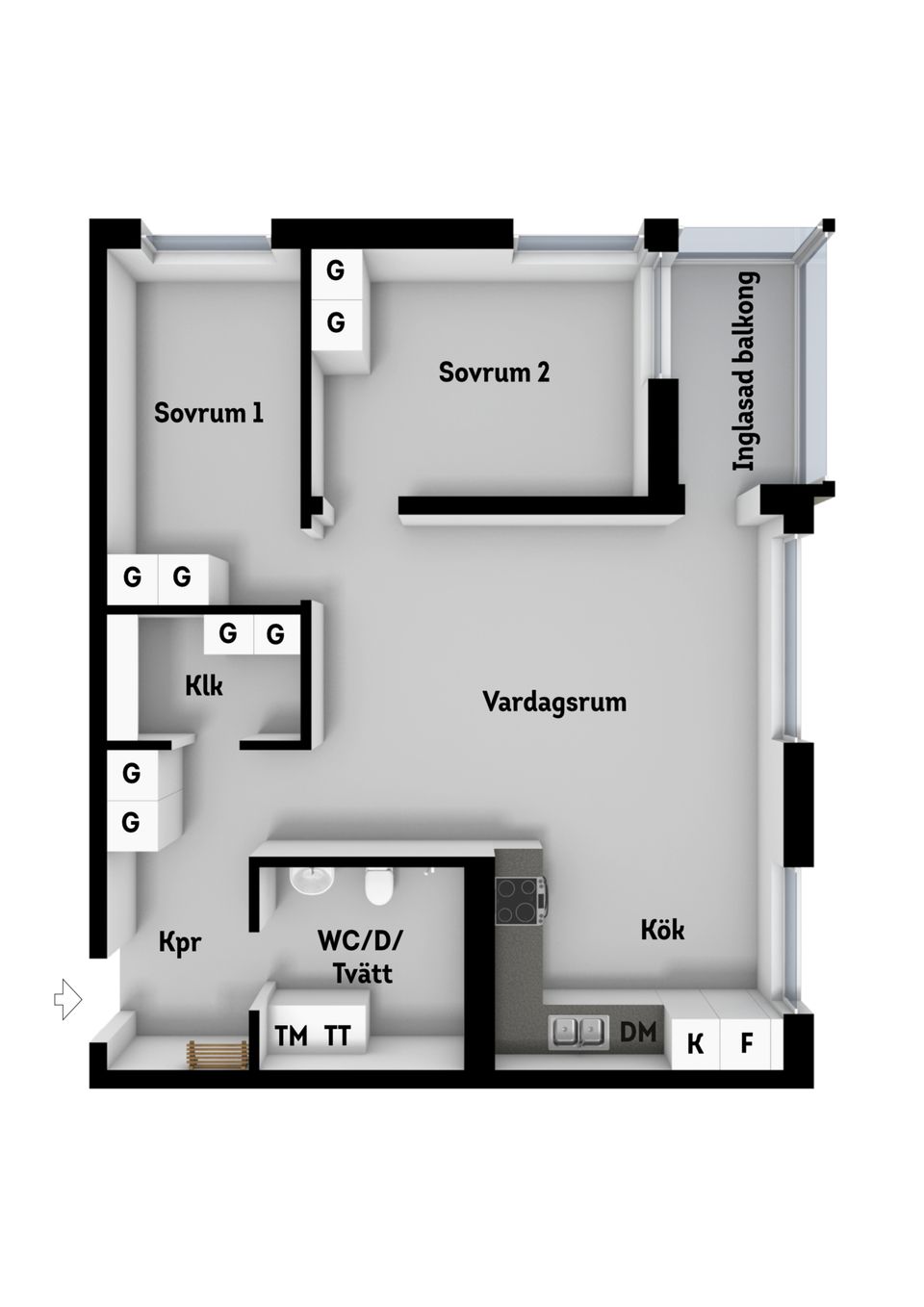 Bostadsrätt, Ada Nilssons Gata 13, Fruängen, Stockholm
