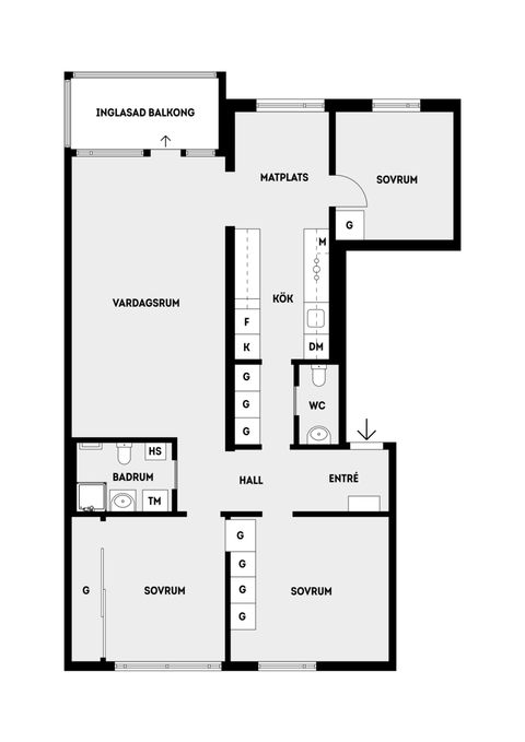 Bostadsrätt, Marknadsvägen 29, Täby Centrum, Täby